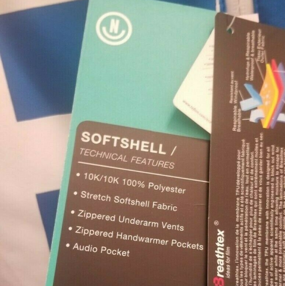 Neff Daily Blue & Teal 10K Softshell Jacket - Picture 8 of 8